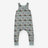Homemade Dungarees Green Otters