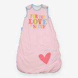 Sleeping bag pink "FOR THE LOVE OF SLEEP" 2.5 TOG