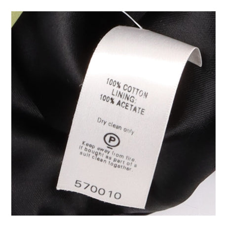 Black 100% Cotton Velvet Open-Front Bolero Jacket