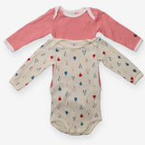 Bodysuits Red Stripe and Hot Air Balloons 2-Pack