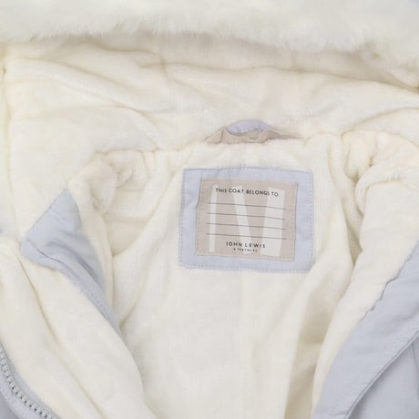 Grey Fleece Lined Footed Pramsuit