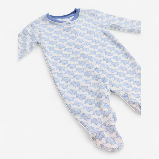 Sleepsuit blue elephants