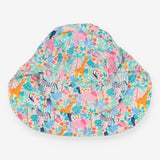 Swim Hat Pink Zoo Animals
