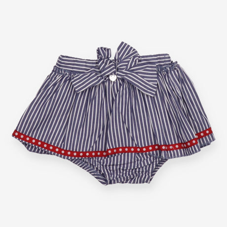 Skort Mintini blue striped bow
