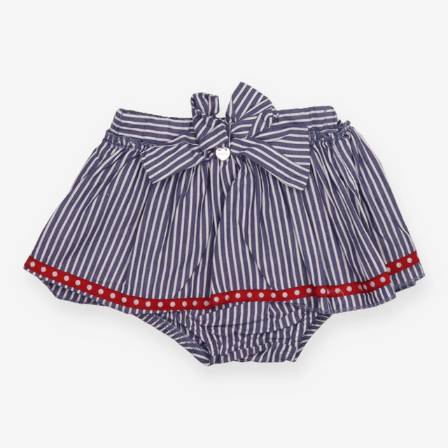 Skort Mintini blue striped bow