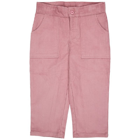 Simple Cord Trousers - Pink