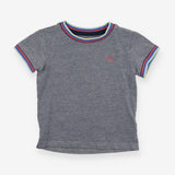 T shirt Grey With Yellow, Blue And Pink 