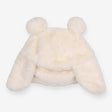 Baby fur winter bear hat