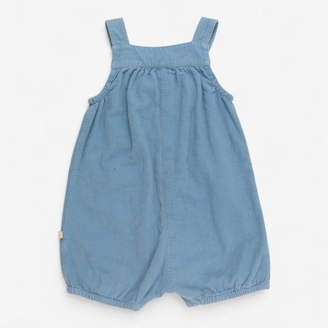 Cord Shortie Dungaree Applique Tractor