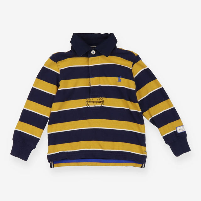 Rugby Shirt Yellow and Navy Striped