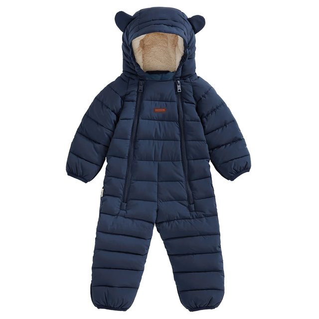 Quilted Pramsuit - Ink Navy