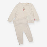 Light Knit Top and Bottom Cream Flopsy 
