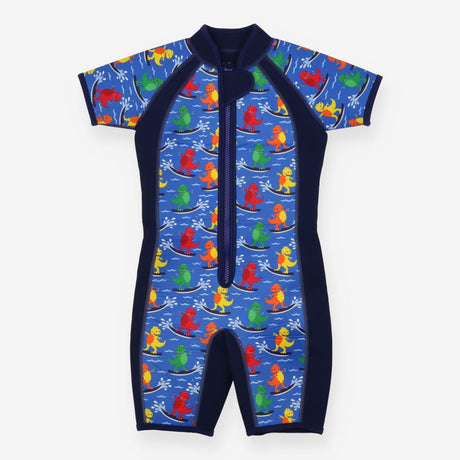 Wetsuit Navy with Multi Colour Surfing T-Rex