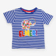 Tee Elmer The Elephant Navy Strip Applique