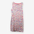 Pink Floral Midi Vest Dress Sleeveless Cotton Summ