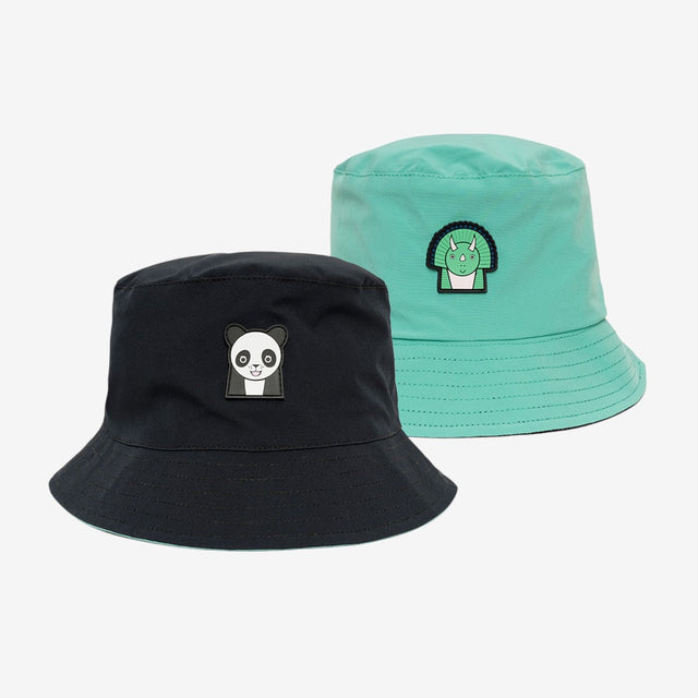 Reversible Bucket Hat with Spike and Patch