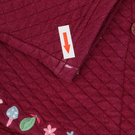 Jacket jersey magenta quilted mouse