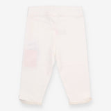Legging Short Pedal Pushers Cream Crochet Hem