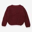 Burgundy Chunky Knit Jumper