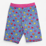 Swim Shorts Long Pink and Purple Floral