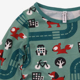 Dress Green street fox dog and friends
