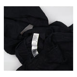 Trousers 100% Linen Wide Leg Belted Casual Black