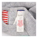 Outfit long sleeve grey and hat set penguin