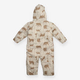 Puddlesuit beige bears trees