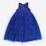 Blue Sequin Party Dress
