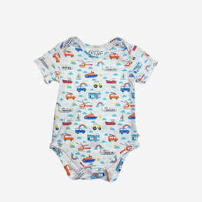 White vehicles SS Bodysuit