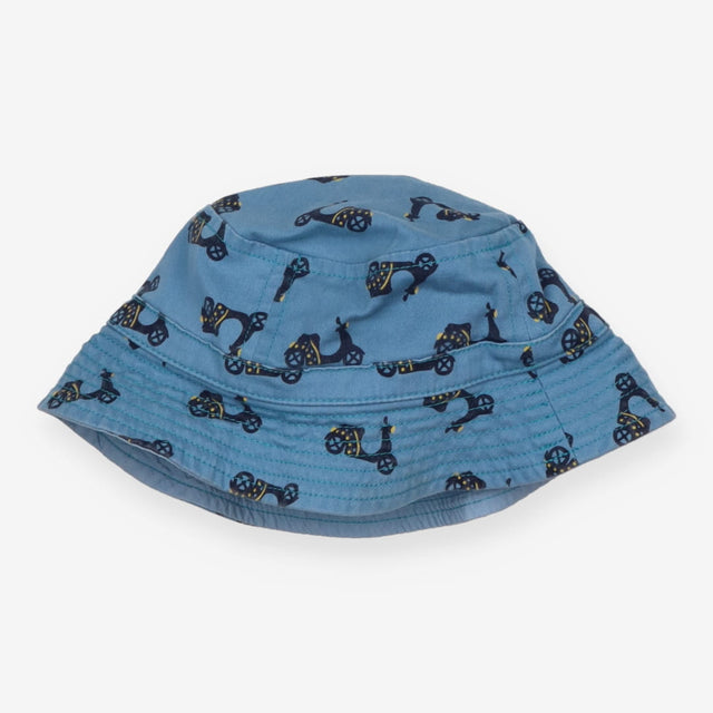 Bucket hat reversible blue mopeds
