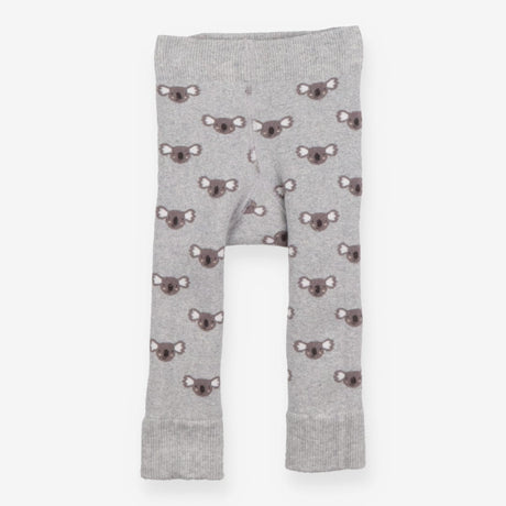 Leggings knit grey koala print
