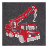Sweater grey knit red truck Ministry of Rascals