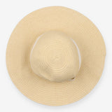 Sunhat Straw White Bow Tied