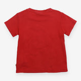T-Shirt Short Sleeve Red with Rainbow Hermit Crab 