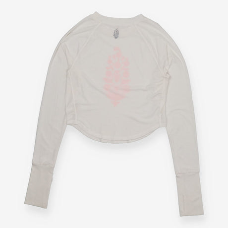 FP Movement Inspire Logo Tee - White and Pink