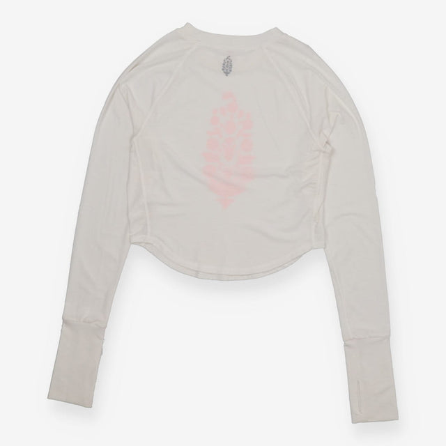 FP Movement Inspire Logo Tee - White and Pink