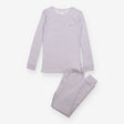 Pyjama Lilac and White Strips with Embroidered Bee