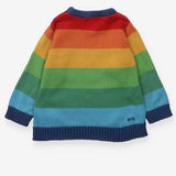 Sweater striped tractor