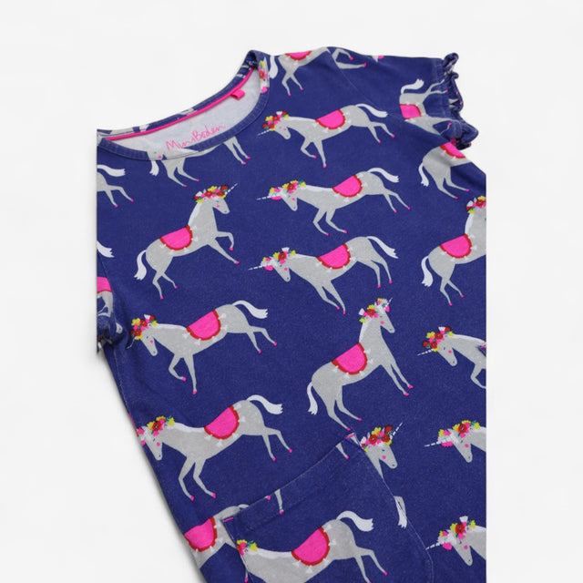 T-Shirt Blue with Unicorns