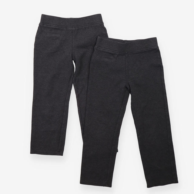 School trousers grey jersey 2 pack
