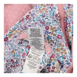 Hoodie Reversible Pink Rabbit Flowers