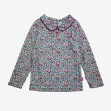 Peter pan collar ditsy tee