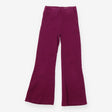 Leggings flared ribbed purple
