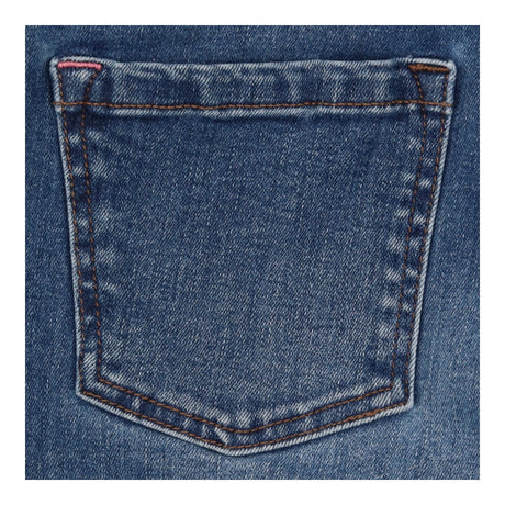 Jeans blue skinny floral pockets