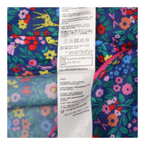 Puddlesuit Navy Floral Animals