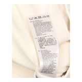 Wide-Leg Joggers in Ivory Premium Interlock Jersey