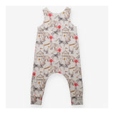 Jersey Romper Cream Circus Theme