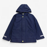 Fisherman's rain coat blue with striped lining