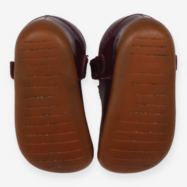 Roamer Burgundy Patent T-Bar Shoes